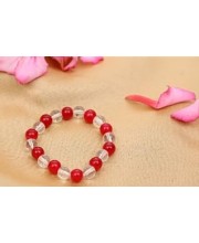 Crushed Glass & Pastel Beads Bracelets – Perfect for Kids, Girls & Women, Kanya Bhoj, Navratri & Return Gifts (Set of 9 Multicolor)