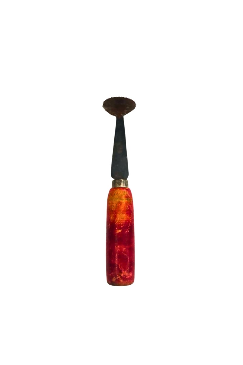 Coconut Peeler Scraper with Wooden Handle | Traditional Manual Coconut Scrapper Tool for Easy Coconut Cutting & Grating