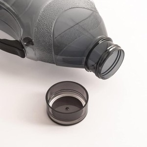 Set of 2 Black Plastic Water Bottles with Handle, Reusable Leakproof Drinking Bottles, Clear BPA-Free Storage Bottles for Home, Kitchen & Outdoor Use Set of 2 Black Plastic Water Bottles with Handle, Reusable Leakproof Drinking Bottles, Clear BPA-Free Storage Bottles for Home, Kitchen & Outdoor Use