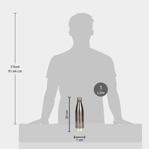 1L Stainless Steel Bottle - (M3872)