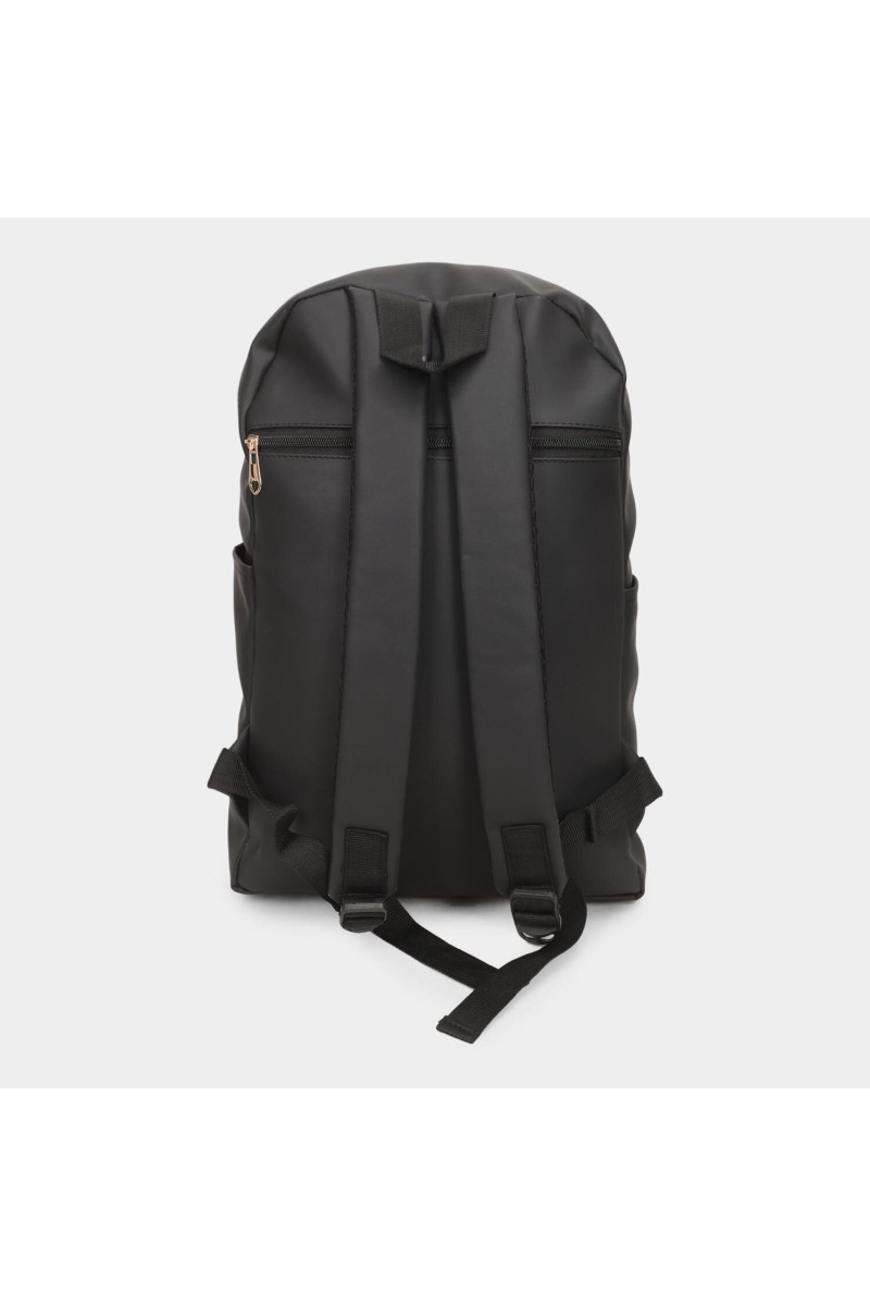 Brink Women's Black Polyurethane Backpack - (M676)