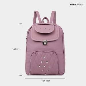 Brink Women's Purple Polyurethane Backpack - (M584) Brink Women's Purple Polyurethane Backpack - (M584)