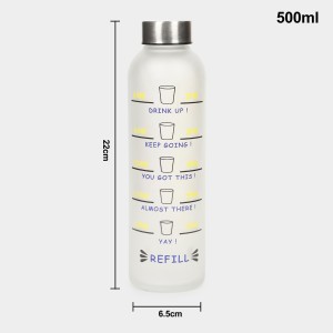 500ml Glass Bottle - (M3786) 500ml Glass Bottle - (M3786)