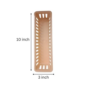 Plastic Basket Organizer – Durable PP Storage Bin with Handles, Stackable & Ventilated – Multi‑Purpose Organizer for Kitchen, Bathroom, Pantry, Office (Light peach) set of 3 Plastic Basket Organizer – Durable PP Storage Bin with Handles, Stackable & Ventilated – Multi‑Purpose Organizer for Kitchen, Bathroom, Pantry, Office (Light peach) set of 3