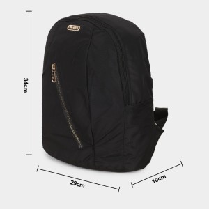Brink Women's Black Polyurethane Backpack - (M533) Brink Women's Black Polyurethane Backpack - (M533)