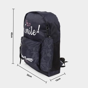 Brink Women's Blue Polyurethane Backpack - (M581) Brink Women's Blue Polyurethane Backpack - (M581)