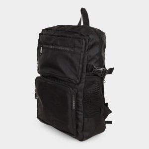 Brink Women's Black Polyurethane Backpack - (M565) Brink Women's Black Polyurethane Backpack - (M565)