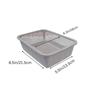 Plastic Storage Basket set of 3 | Multipurpose Rectangular Organizer Basket for Kitchen, Bathroom, Office & Home for daily use. Plastic Storage Basket set of 3 | Multipurpose Rectangular Organizer Basket for Kitchen, Bathroom, Office & Home for daily use.