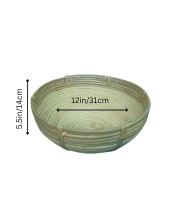 Round Bamboo Basket – Natural Woven Serving & Storage Basket for Fruit, Bread & Home Décor Round Bamboo Basket – Natural Woven Serving & Storage Basket for Fruit, Bread & Home Décor