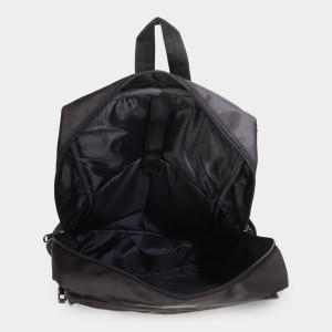 Brink Women's Black Polyurethane Backpack - (M565) Brink Women's Black Polyurethane Backpack - (M565)