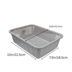 Plastic Storage Basket set of 3 | Multipurpose Rectangular Organizer Basket for Kitchen, Bathroom, Office & Home for daily use. Plastic Storage Basket set of 3 | Multipurpose Rectangular Organizer Basket for Kitchen, Bathroom, Office & Home for daily use.