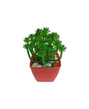 Hitech Artificial Green Bonsai with Pot for Home, Garden and Office Decor