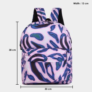 Brink Women's White/Blue Polyurethane Backpack - (M563) Brink Women's White/Blue Polyurethane Backpack - (M563)