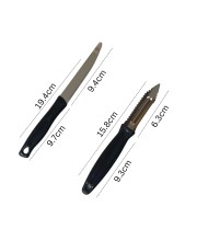 3-in-1 Kitchen Utility Set – S.S Peeler, Gas Lighter, and Veg Knife – Must-Have Tools for Every Kitchen
