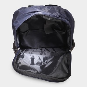 Brink Women's Blue Polyurethane Backpack - (M581) Brink Women's Blue Polyurethane Backpack - (M581)