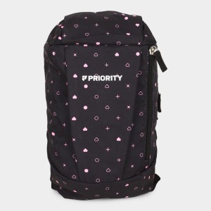 Brink Women's Black Polyurethane Backpack - (M596) Brink Women's Black Polyurethane Backpack - (M596)
