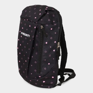 Brink Women's Black Polyurethane Backpack - (M596) Brink Women's Black Polyurethane Backpack - (M596)