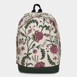 Brink Women's Beige Polyurethane Backpack - (M629) Brink Women's Beige Polyurethane Backpack - (M629)