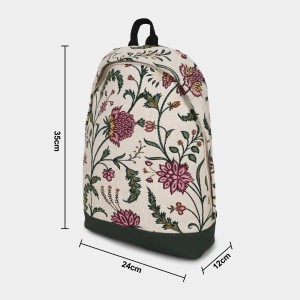 Brink Women's Beige Polyurethane Backpack - (M629) Brink Women's Beige Polyurethane Backpack - (M629)
