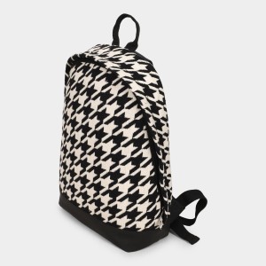Brink Women's Black Polyurethane Backpack - (M597) Brink Women's Black Polyurethane Backpack - (M597)