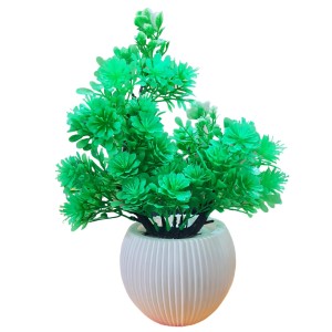 HiTechMart Artificial Green Plant with Vase – Realistic Faux Decorative Flower Arrangement for Home, Office, Table, Desk, Shelf & Indoor Décor – Maintenance-Free, Lifelike Indoor Decoration HiTechMart Artificial Green Plant with Vase – Realistic Faux Decorative Flower Arrangement for Home, Office, Table, Desk, Shelf & Indoor Décor – Maintenance-Free, Lifelike Indoor Decoration