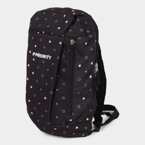 Brink Women's Black Polyurethane Backpack - (M596) Brink Women's Black Polyurethane Backpack - (M596)