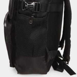 Brink Women's Black Polyurethane Backpack - (M565) Brink Women's Black Polyurethane Backpack - (M565)