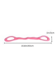 Yoga Stretch Resistance Band for Women & Men, Light Strength Training Elastic Loop Band for Home Workout, Pilates, Flexibility, Mobility & Physical Therapy Exercise Equipment, Pink Yoga Stretch Resistance Band for Women & Men, Light Strength Training Elastic Loop Band for Home Workout, Pilates, Flexibility, Mobility & Physical Therapy Exercise Equipment, Pink