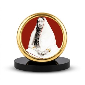 Car Desk/Table Top Sarada Maa Metal Golden Photo Stand 2x2 Inches, Compact & Stylish Spiritual Display for Car, Home & Office (Pack of 1) (F18441) Car Desk/Table Top Sarada Maa Metal Golden Photo Stand 2x2 Inches, Compact & Stylish Spiritual Display for Car, Home & Office (Pack of 1) (F18441)