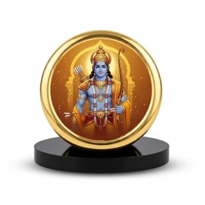 Car Desk/Table Top Lord Rama Metal Golden Photo Stand 2x2 Inches, Compact & Stylish Spiritual Display for Car, Home & Office (Pack of 1) (F18481) Car Desk/Table Top Lord Rama Metal Golden Photo Stand 2x2 Inches, Compact & Stylish Spiritual Display for Car, Home & Office (Pack of 1) (F18481)