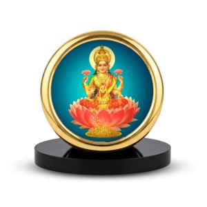 Car Desk/Table Top Goddess Lakshmi Metal Golden Photo Stand 2x2 Inches, Compact & Stylish Spiritual Display for Car, Home & Office (Pack of 1) (F18486) Car Desk/Table Top Goddess Lakshmi Metal Golden Photo Stand 2x2 Inches, Compact & Stylish Spiritual Display for Car, Home & Office (Pack of 1) (F18486)