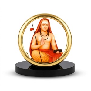 Car Desk/Table Top Aadhi Shankarcharya Metal Golden Photo Stand 2x2 Inches, Compact & Stylish Spiritual Display for Car, Home & Office (Pack of 1) (F18686) Car Desk/Table Top Aadhi Shankarcharya Metal Golden Photo Stand 2x2 Inches, Compact & Stylish Spiritual Display for Car, Home & Office (Pack of 1) (F18686)