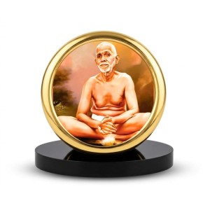 Car Desk/Table Top Ramana Maharshi Metal Golden Photo Stand 2x2 Inches, Compact & Stylish Spiritual Display for Car, Home & Office (Pack of 1) (F18562) Car Desk/Table Top Ramana Maharshi Metal Golden Photo Stand 2x2 Inches, Compact & Stylish Spiritual Display for Car, Home & Office (Pack of 1) (F18562)