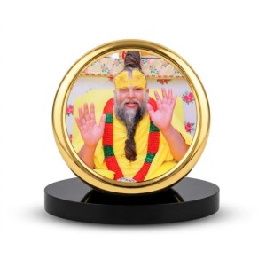Car Desk/Table Top Premanand Govind Sharan Metal Golden Photo Stand 2x2 Inches, Compact & Stylish Spiritual Display for Car, Home & Office (Pack of 1) (F18436) Car Desk/Table Top Premanand Govind Sharan Metal Golden Photo Stand 2x2 Inches, Compact & Stylish Spiritual Display for Car, Home & Office (Pack of 1) (F18436)