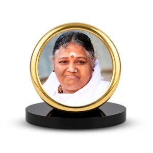 Car Desk/Table Top MATA Amritanandamayi Metal Golden Photo Stand 2x2 Inches, Compact & Stylish Spiritual Display for Car, Home & Office (Pack of 1) (F18543) Car Desk/Table Top MATA Amritanandamayi Metal Golden Photo Stand 2x2 Inches, Compact & Stylish Spiritual Display for Car, Home & Office (Pack of 1) (F18543)