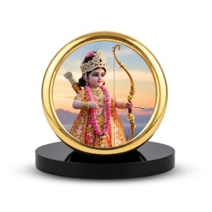 Car Desk/Table Top Little Rama Metal Golden Photo Stand 2x2 Inches, Compact & Stylish Spiritual Display for Car, Home & Office (Pack of 1) (F18745) Car Desk/Table Top Little Rama Metal Golden Photo Stand 2x2 Inches, Compact & Stylish Spiritual Display for Car, Home & Office (Pack of 1) (F18745)