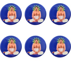 Devotional Saint Guru Round Fridge Magnet Set | Religious Refrigerator Magnets for Home, Office & Temple Decor Set (6 Pieces) Devotional Saint Guru Round Fridge Magnet Set | Religious Refrigerator Magnets for Home, Office & Temple Decor Set (6 Pieces)