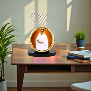 Car Desk/Table Top MATA Amritanandamayi Metal Golden Photo Stand 2x2 Inches, Compact & Stylish Spiritual Display for Car, Home & Office (Pack of 1) (F18542) Car Desk/Table Top MATA Amritanandamayi Metal Golden Photo Stand 2x2 Inches, Compact & Stylish Spiritual Display for Car, Home & Office (Pack of 1) (F18542)