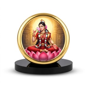 Car Desk/Table Top Radha Metal Golden Photo Stand 2x2 Inches, Compact & Stylish Spiritual Display for Car, Home & Office (Pack of 1) (F18648) Car Desk/Table Top Radha Metal Golden Photo Stand 2x2 Inches, Compact & Stylish Spiritual Display for Car, Home & Office (Pack of 1) (F18648)