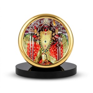 Car Desk/Table Top Kali Matha Metal Golden Photo Stand 2x2 Inches, Compact & Stylish Spiritual Display for Car, Home & Office (Pack of 1) (F18695) Car Desk/Table Top Kali Matha Metal Golden Photo Stand 2x2 Inches, Compact & Stylish Spiritual Display for Car, Home & Office (Pack of 1) (F18695)