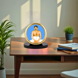 Car Desk/Table Top Lord Anukul Thakur Ji Metal Golden Photo Stand 2x2 Inches, Compact & Stylish Spiritual Display for Car, Home & Office (Pack of 1) (F18534) Car Desk/Table Top Lord Anukul Thakur Ji Metal Golden Photo Stand 2x2 Inches, Compact & Stylish Spiritual Display for Car, Home & Office (Pack of 1) (F18534)