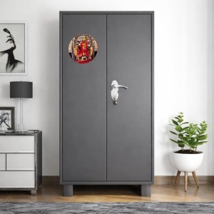Stainless Steel Round Maa Kali Fridge Magnet | Devotional & Decorative Refrigerator Magnet for Home & Office | Pack of 2 Stainless Steel Round Maa Kali Fridge Magnet | Devotional & Decorative Refrigerator Magnet for Home & Office | Pack of 2