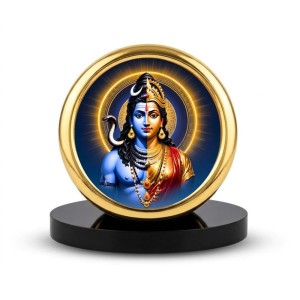 Car Desk/Table Top Arthanareeshwara Metal Golden Photo Stand 2x2 Inches, Compact & Stylish Spiritual Display for Car, Home & Office (Pack of 1) (F18900) Car Desk/Table Top Arthanareeshwara Metal Golden Photo Stand 2x2 Inches, Compact & Stylish Spiritual Display for Car, Home & Office (Pack of 1) (F18900)