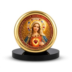 Car Desk/Table Top Merry Metal Golden Photo Stand 2x2 Inches, Compact & Stylish Spiritual Display for Car, Home & Office (Pack of 1) (F18512) Car Desk/Table Top Merry Metal Golden Photo Stand 2x2 Inches, Compact & Stylish Spiritual Display for Car, Home & Office (Pack of 1) (F18512)