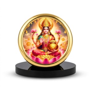Car Desk/Table Top Goddess Lakshmi Metal Golden Photo Stand 2x2 Inches, Compact & Stylish Spiritual Display for Car, Home & Office (Pack of 1) (F18820) Car Desk/Table Top Goddess Lakshmi Metal Golden Photo Stand 2x2 Inches, Compact & Stylish Spiritual Display for Car, Home & Office (Pack of 1) (F18820)