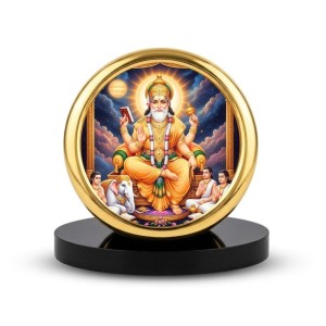 Car Desk/Table Top Lord Vishwakarma Metal Golden Photo Stand 2x2 Inches, Compact & Stylish Spiritual Display for Car, Home & Office (Pack of 1) (F18625) Car Desk/Table Top Lord Vishwakarma Metal Golden Photo Stand 2x2 Inches, Compact & Stylish Spiritual Display for Car, Home & Office (Pack of 1) (F18625)