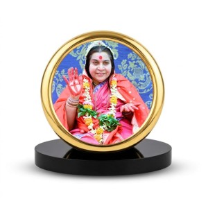 Car Desk/Table Top Shri Mataji Nirmala Devi Metal Golden Photo Stand 2x2 Inches, Compact & Stylish Spiritual Display for Car, Home & Office (Pack of 1) (F18538) Car Desk/Table Top Shri Mataji Nirmala Devi Metal Golden Photo Stand 2x2 Inches, Compact & Stylish Spiritual Display for Car, Home & Office (Pack of 1) (F18538)