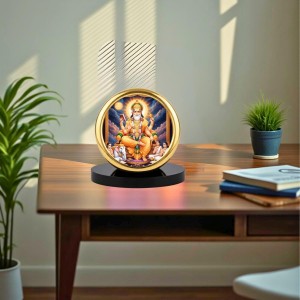 Car Desk/Table Top Lord Vishwakarma Metal Golden Photo Stand 2x2 Inches, Compact & Stylish Spiritual Display for Car, Home & Office (Pack of 1) (F18625) Car Desk/Table Top Lord Vishwakarma Metal Golden Photo Stand 2x2 Inches, Compact & Stylish Spiritual Display for Car, Home & Office (Pack of 1) (F18625)