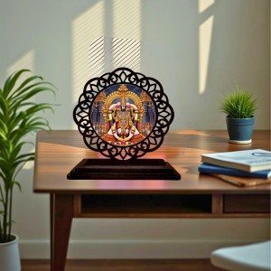 Car Desk/Table Top Lord Balaji Wooden Showpiece 3x4 Inches, Compact & Stylish Spiritual Display for Car, Home & Office (Pack of 1) (F19703) Car Desk/Table Top Lord Balaji Wooden Showpiece 3x4 Inches, Compact & Stylish Spiritual Display for Car, Home & Office (Pack of 1) (F19703)