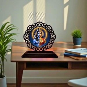 Car Desk/Table Top Arthanareeshwar Wooden Showpiece 3x4 Inches, Compact & Stylish Spiritual Display for Car, Home & Office (Pack of 1) (F19711) Car Desk/Table Top Arthanareeshwar Wooden Showpiece 3x4 Inches, Compact & Stylish Spiritual Display for Car, Home & Office (Pack of 1) (F19711)